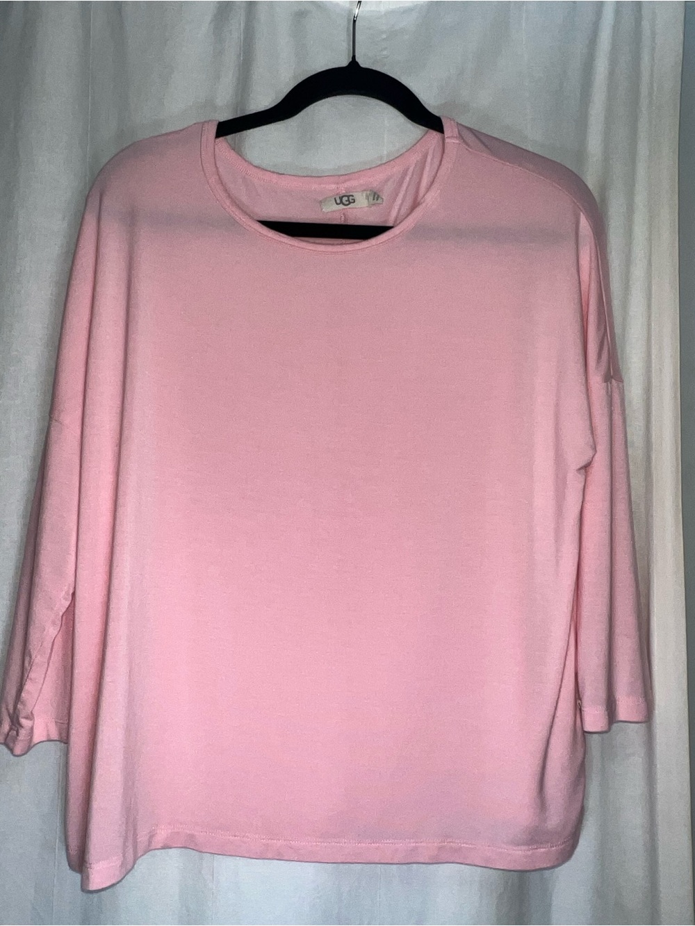 UGG Pastel Pink Long Sleeve Crewneck Top